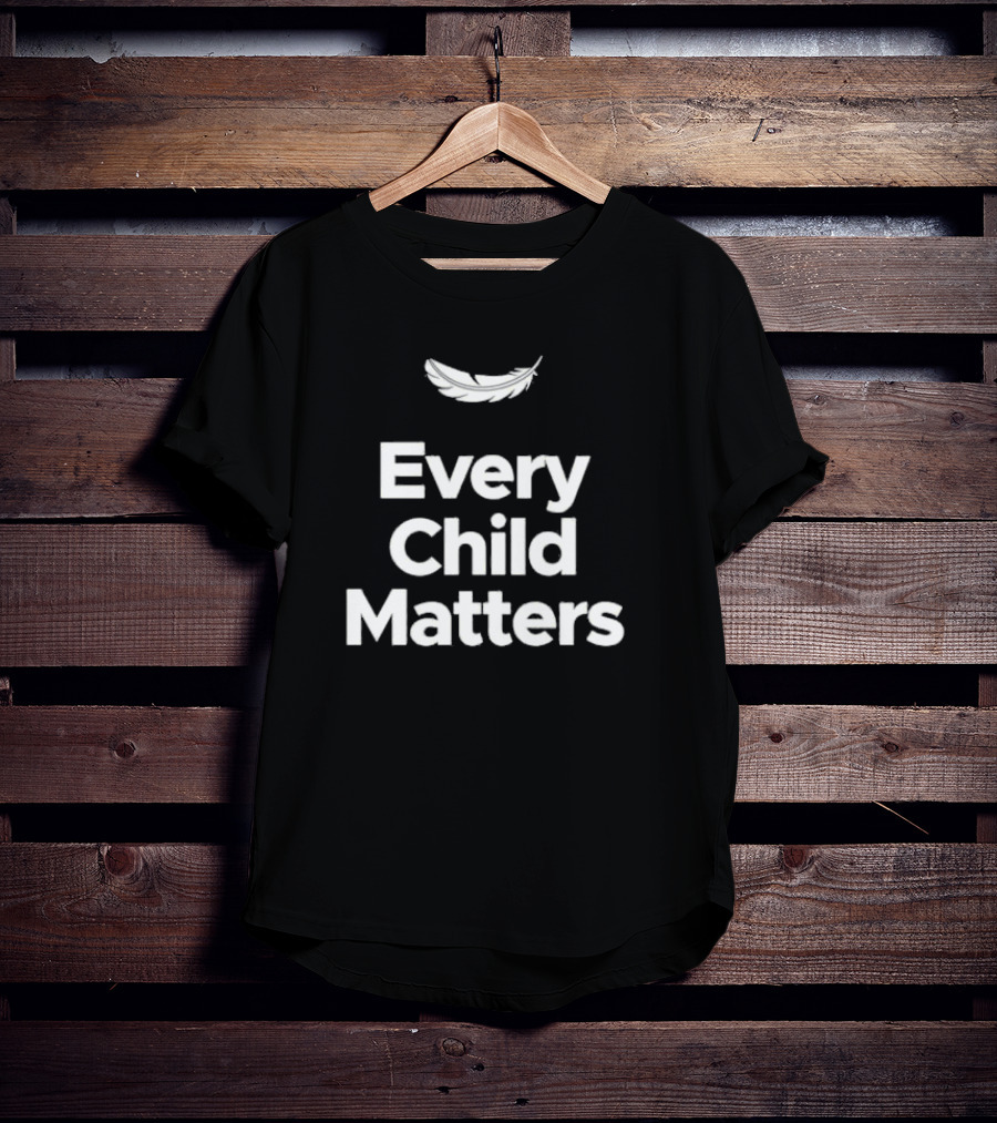 Every Child Matters Feather Symbol Truth And Reconciliation T-Shirt