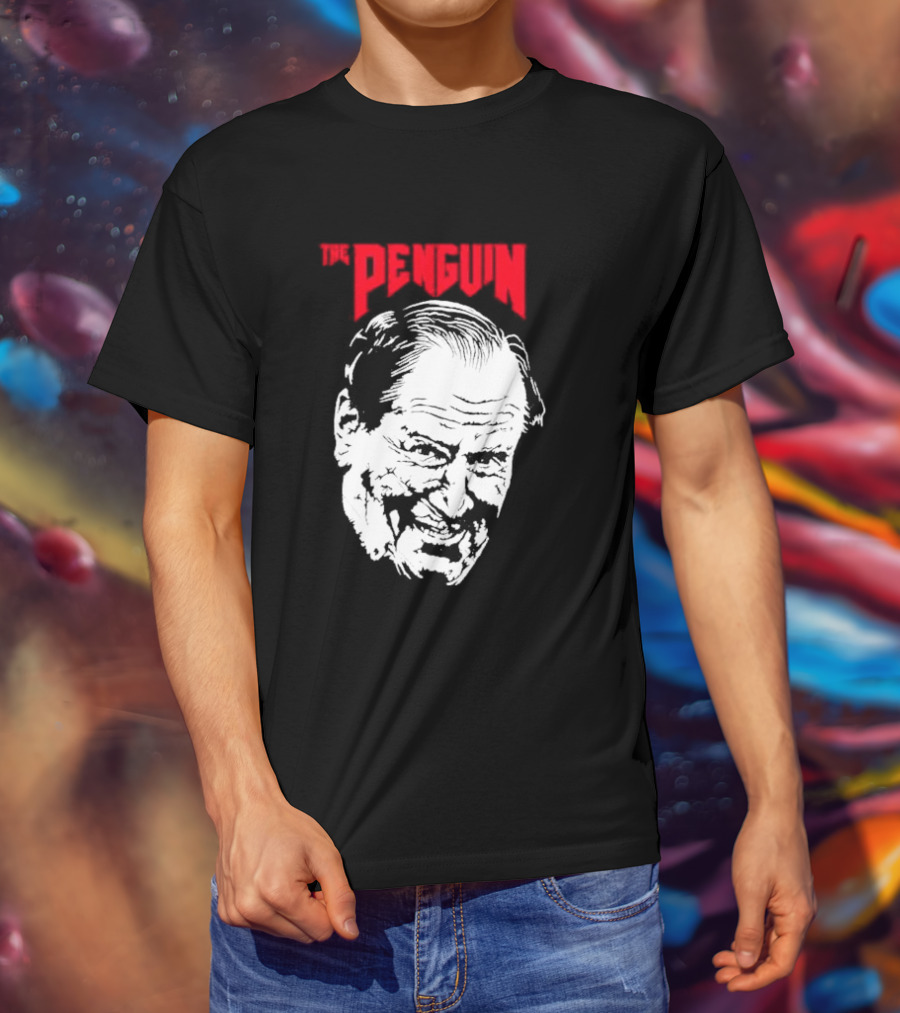 The Penguin Colin Farrell Boss Villainous Grin T-Shirt