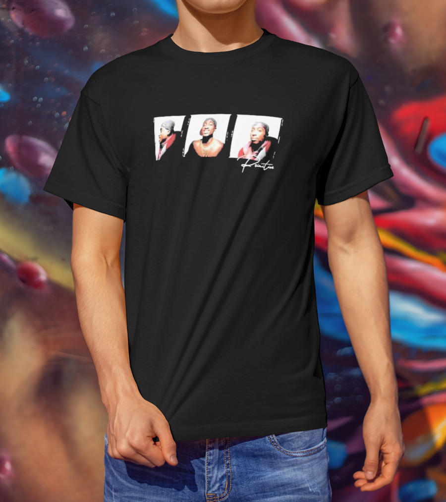 Tupac Shakur Film Strip Signature Truth T-Shirt