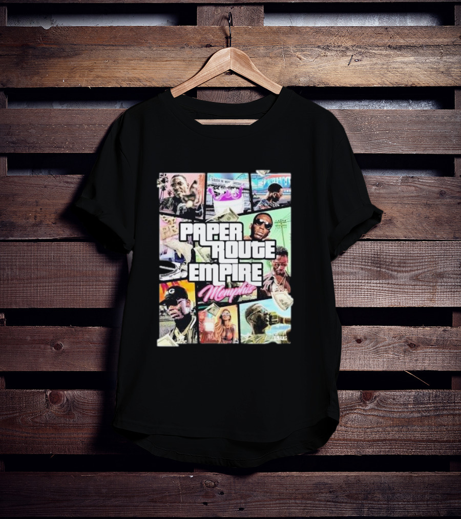 Young Dolph Paper Route Empire Memphis GTA T-Shirt