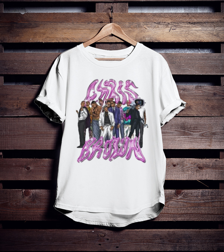 20 Years Of Chris Brown Celebrating Music Journey Icons T-Shirt