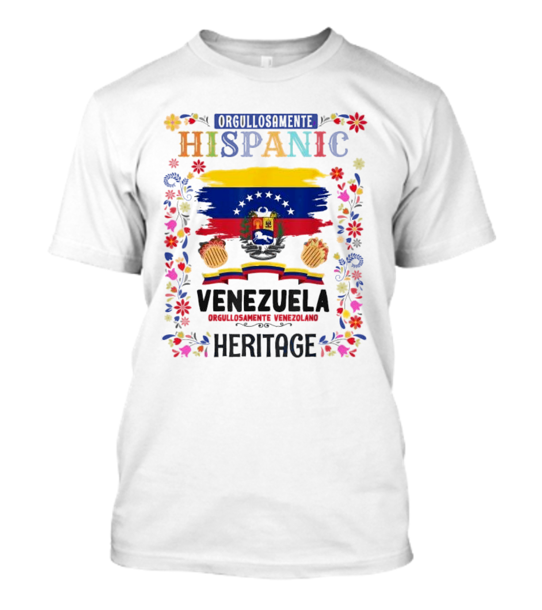 Orgullosamente Hispanic Venezuela Heritage Orgullosamente Venezolano Kids Outfit Idea T-Shirt