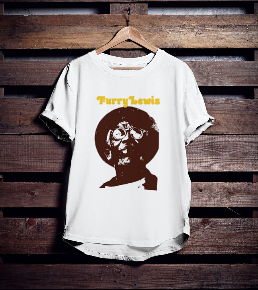 Furry Lewis Blues Old School Retro T-Shirt