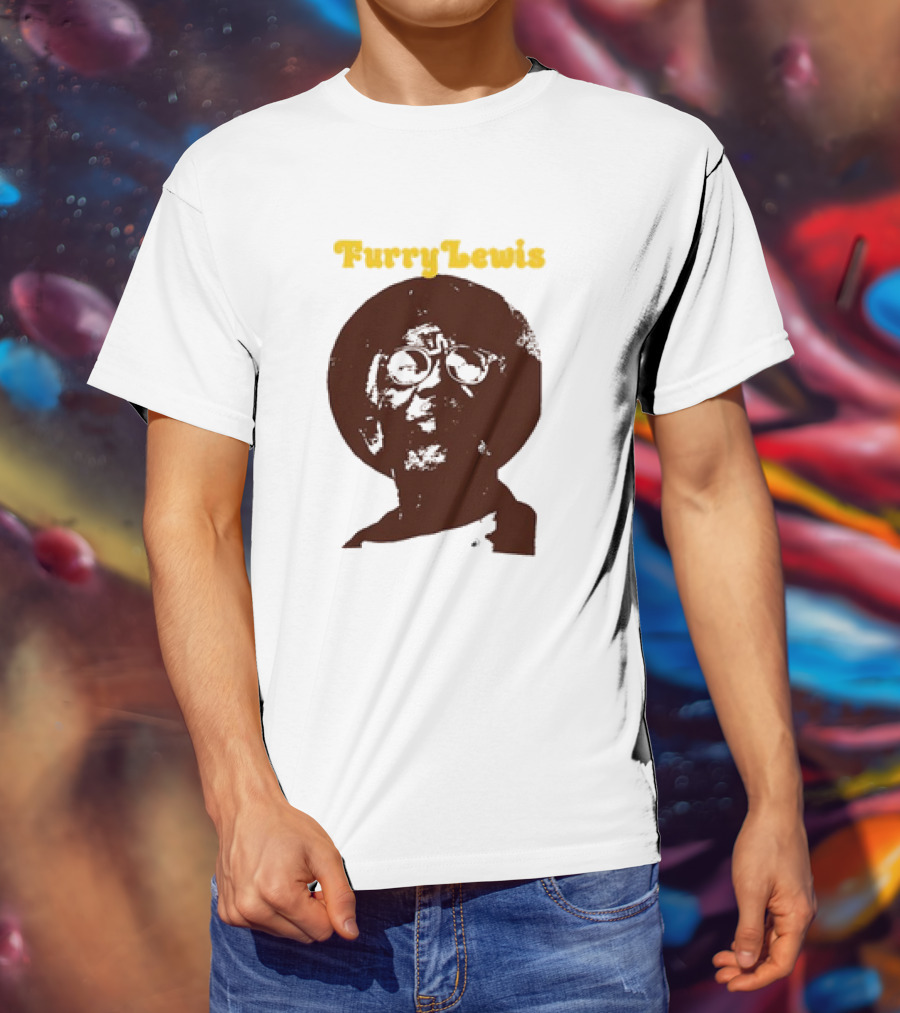 Furry Lewis Blues Old School Retro T-Shirt