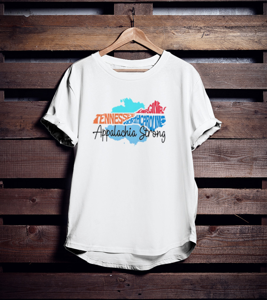 Hurricane Helene Appalachia Strong Tennessee Virginia North Carolina T-Shirt