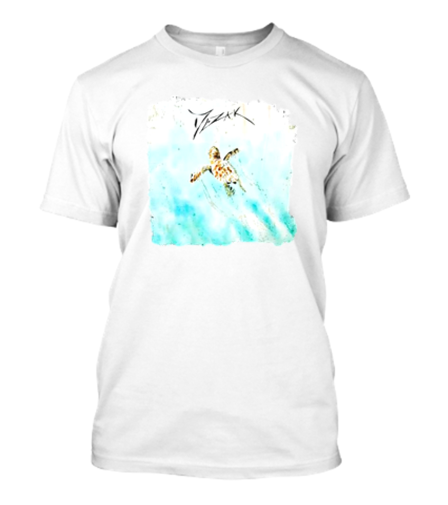 Mezak Baby Blue Sea Turtle T-Shirt