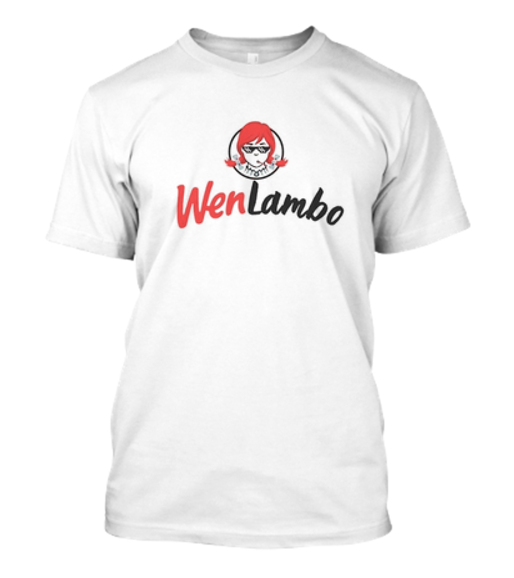 WenLambo Cartoon Logo With Iconic Red-Haired Character T-Shirt