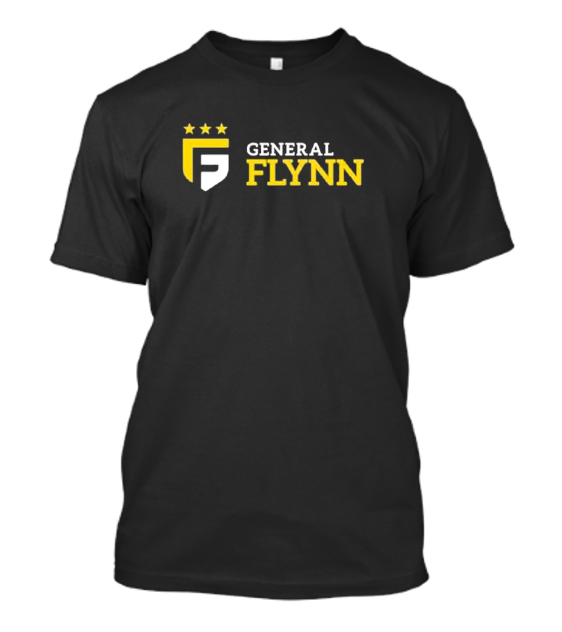 General Flynn Three Stars Shield Logo Flynnmovie T-Shirt