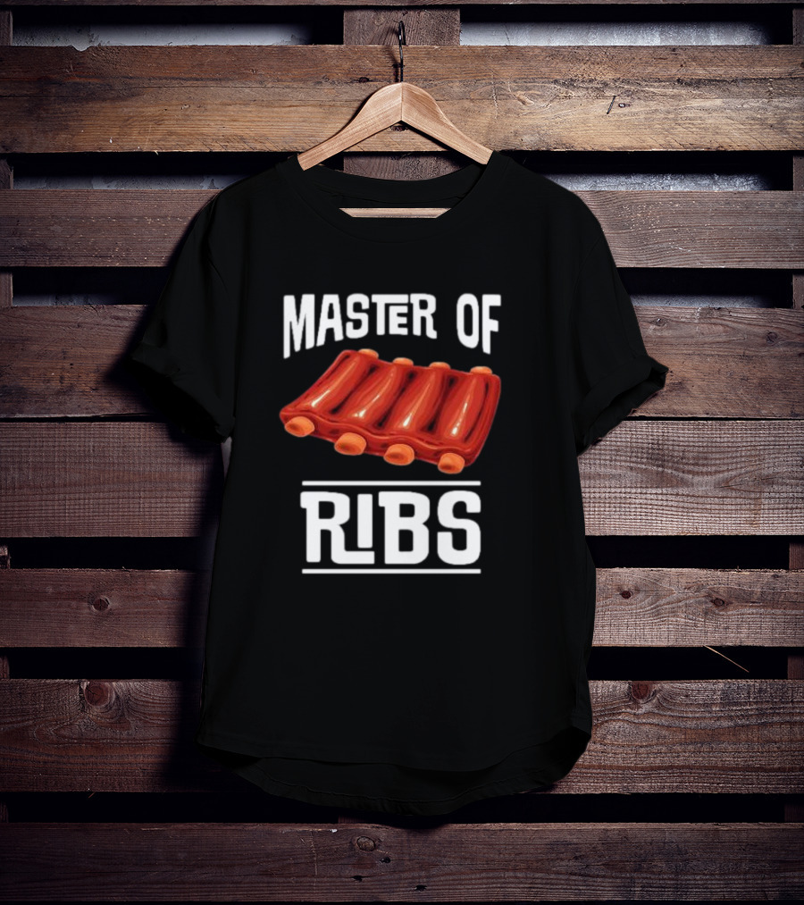 Master Of Ribs Barbecue Inktastic T-Shirt