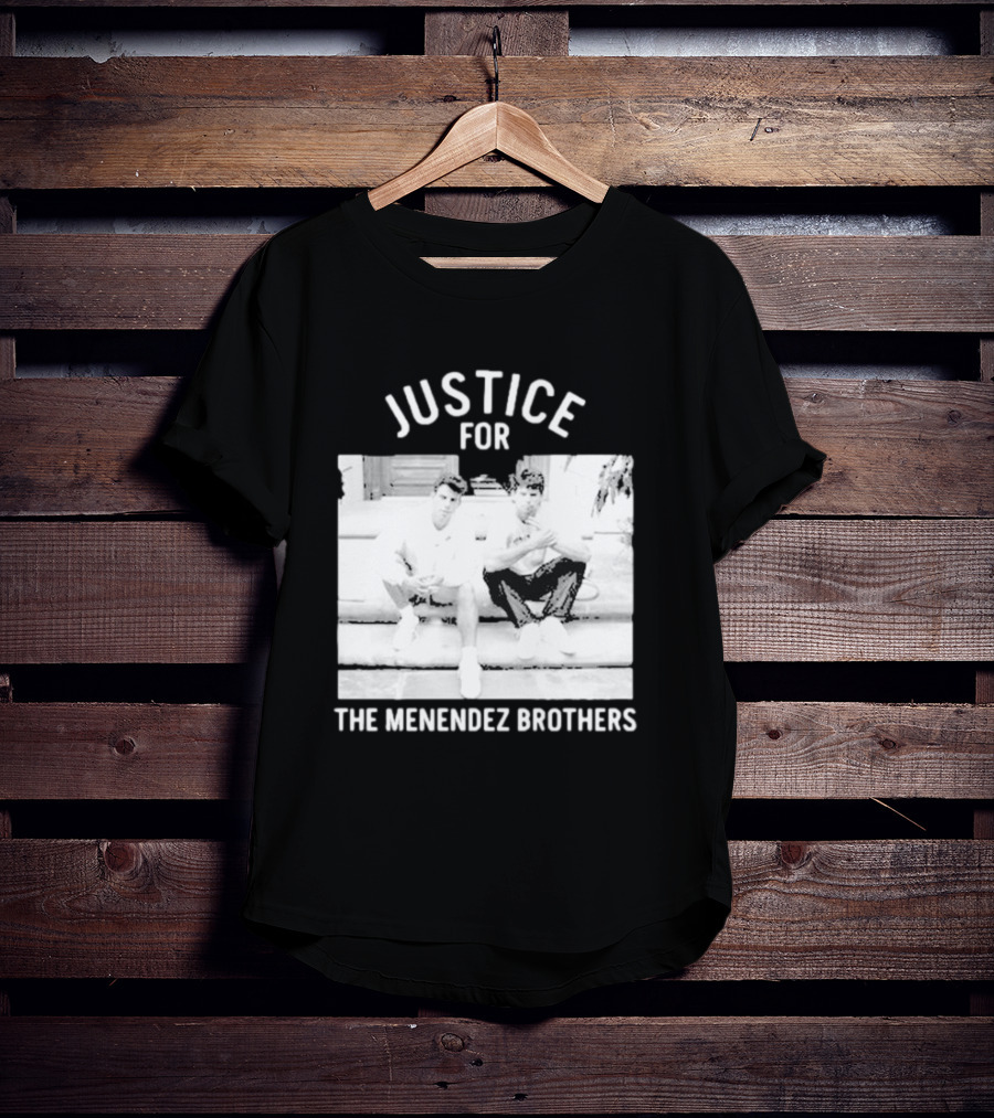 Justice For The Menendez Brothers Vintage Style Court Case Retro Appeal T-Shirt