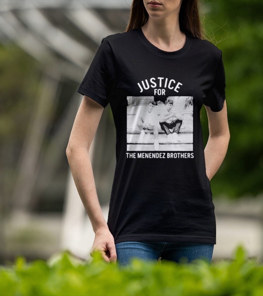 Justice For The Menendez Brothers Vintage Style Court Case Retro Appeal T-Shirt