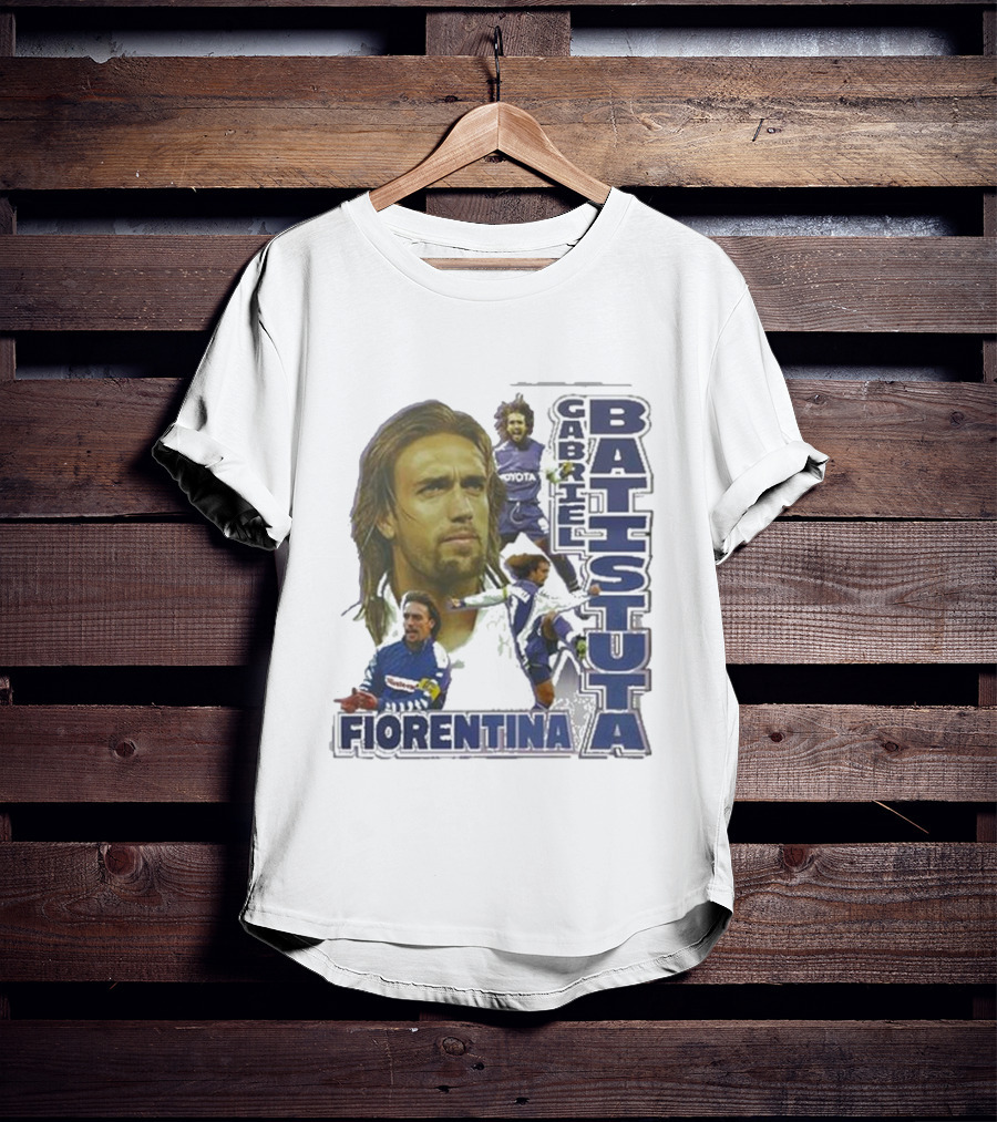 Gabriel Batistuta Fiorentina Football Legend T-Shirt