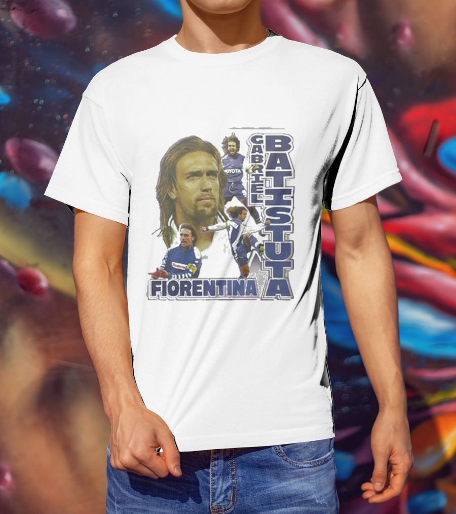 Gabriel Batistuta Fiorentina Football Legend T-Shirt