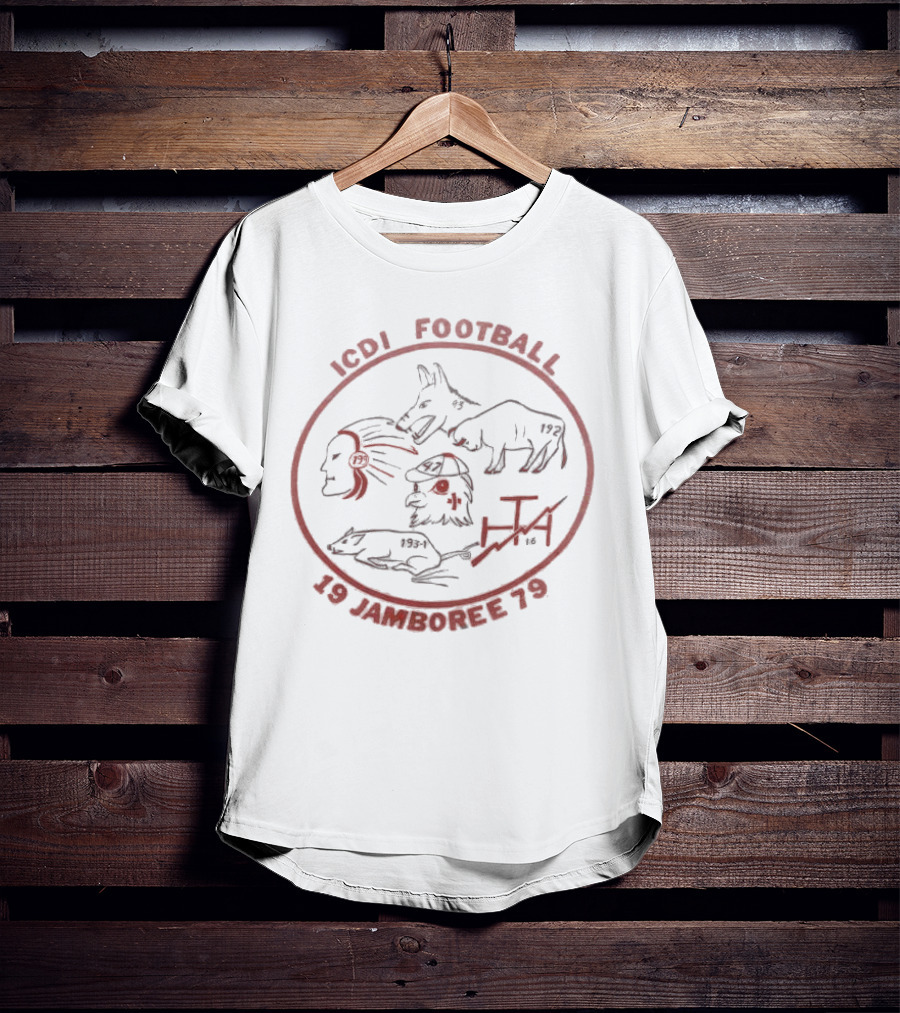 ICDI Football 19 Jamboree 79 Indian Animals And Numbers T-Shirt