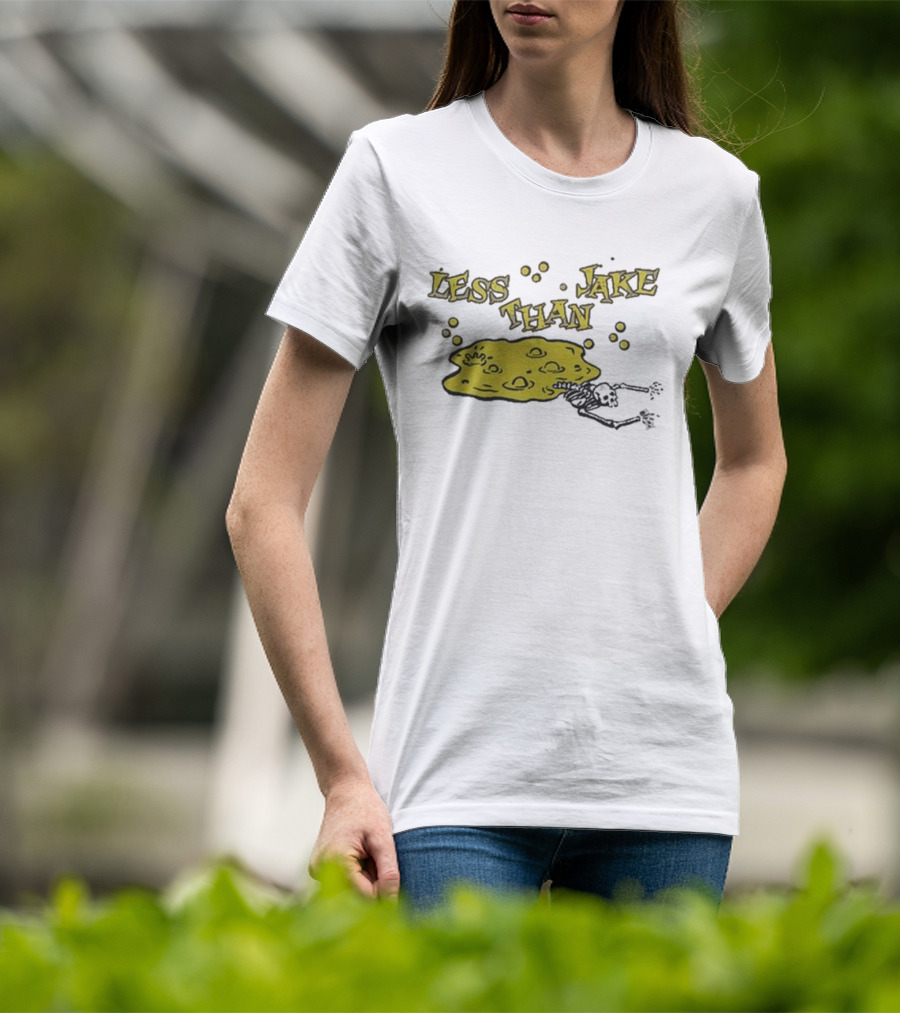 Less Than Jake Skeleton In Acid Ooze T-Shirt