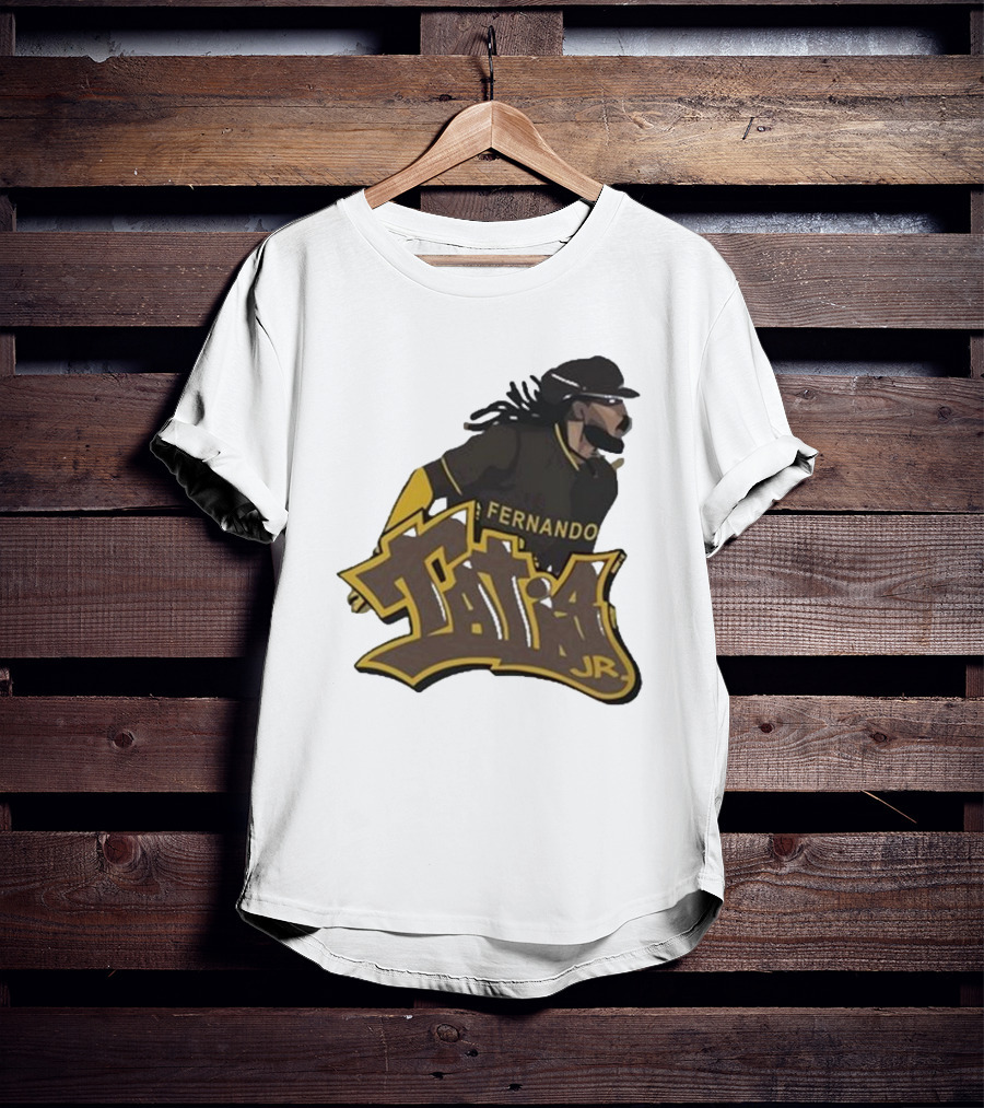 San Diego Padres Fernando Tatis Jr Player Graffiti T-Shirt