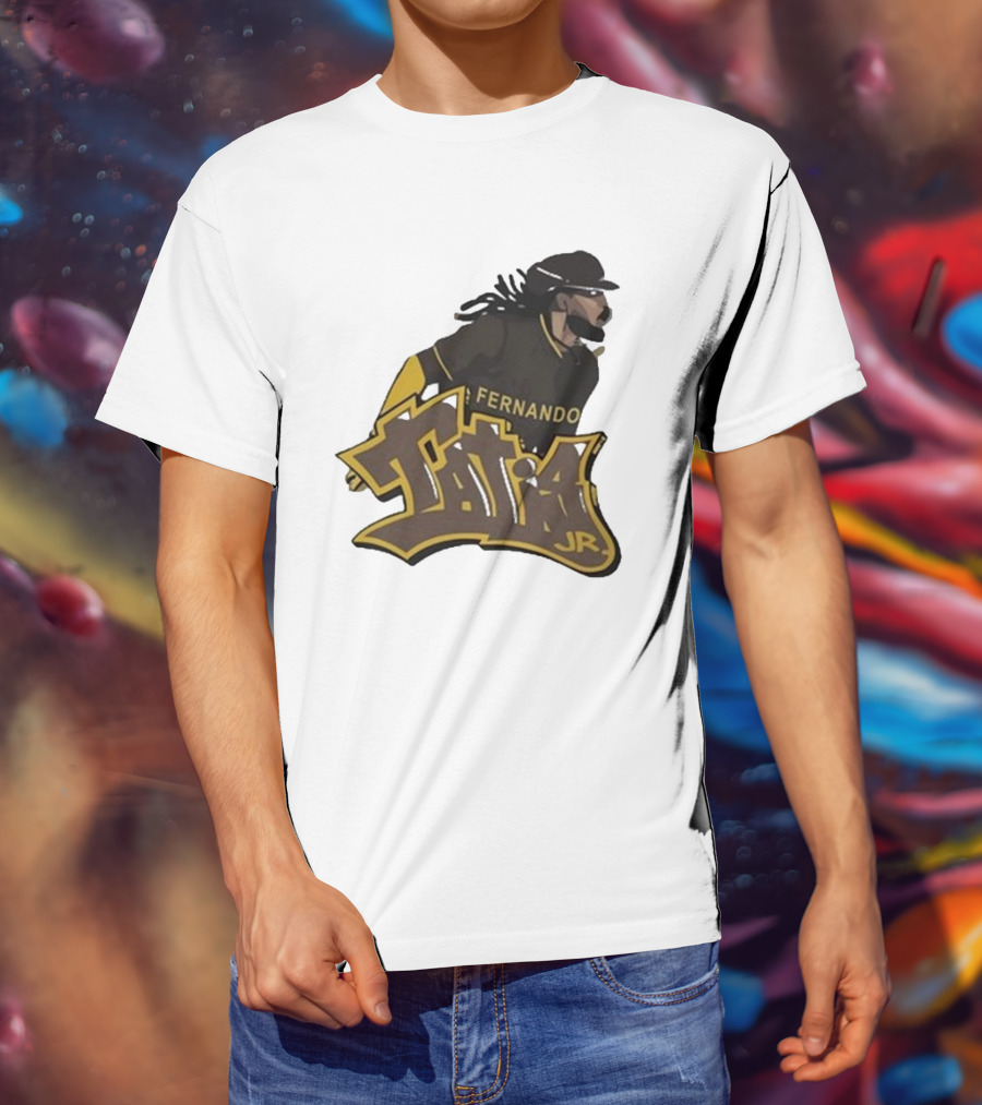 San Diego Padres Fernando Tatis Jr Player Graffiti T-Shirt
