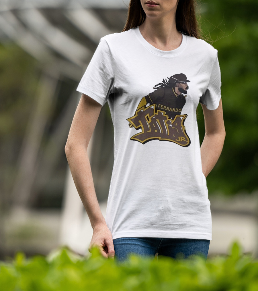 San Diego Padres Fernando Tatis Jr Player Graffiti T-Shirt
