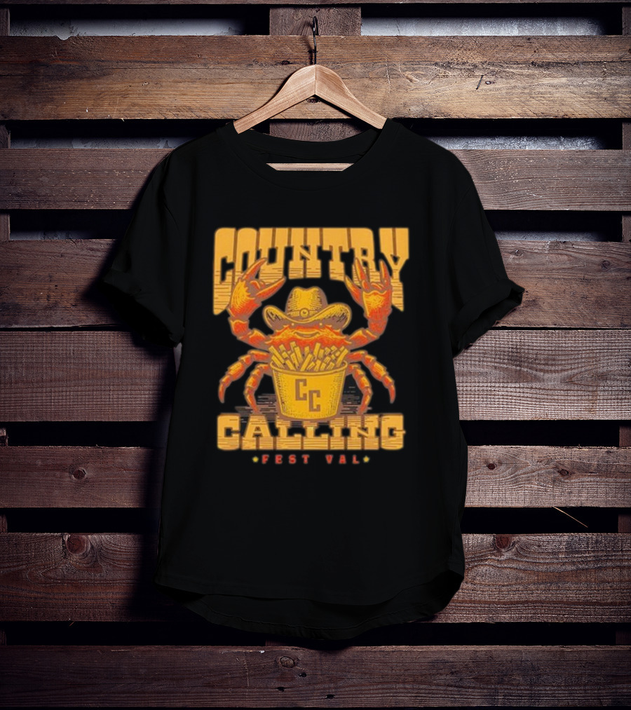 COUNTRY CALLING CRAB FESTIVAL CC LINEUP T-Shirt