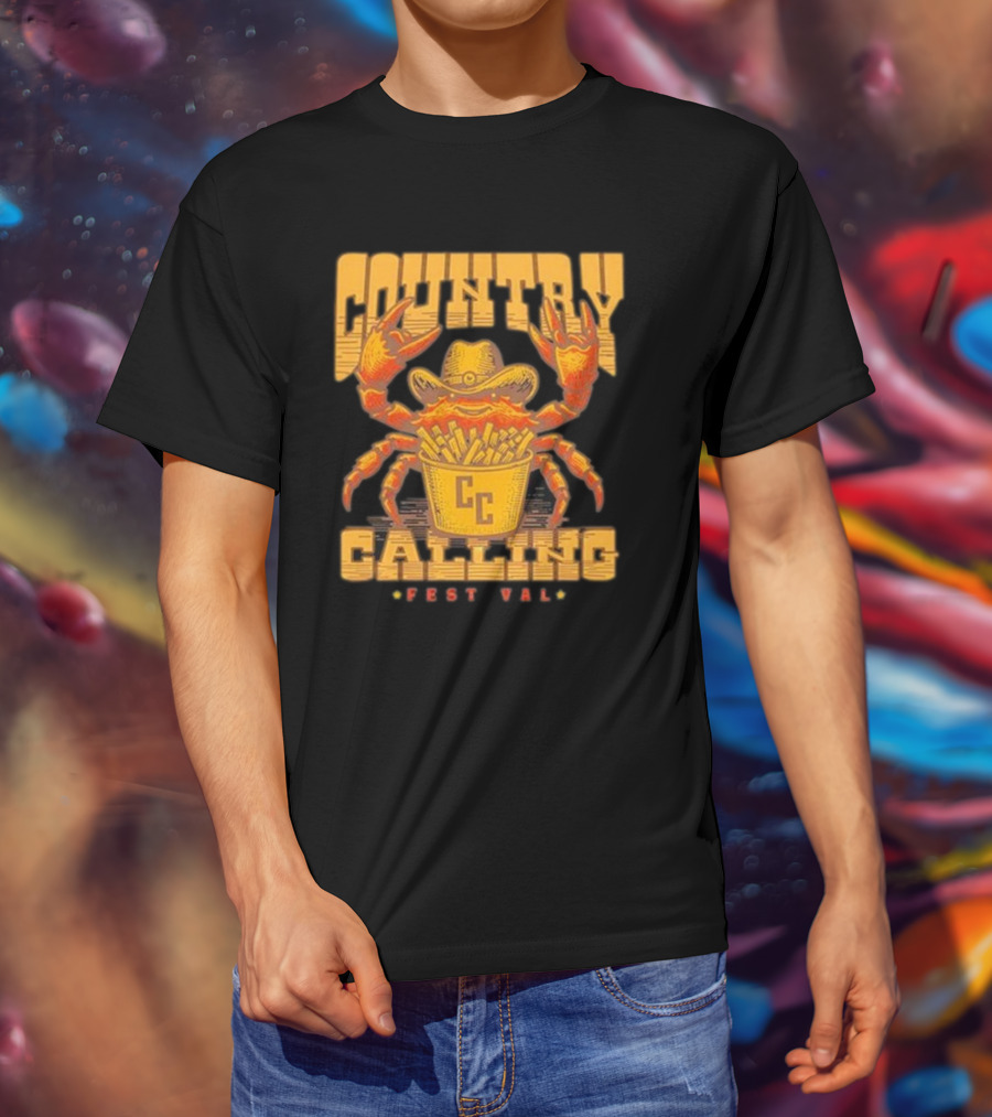 COUNTRY CALLING CRAB FESTIVAL CC LINEUP T-Shirt