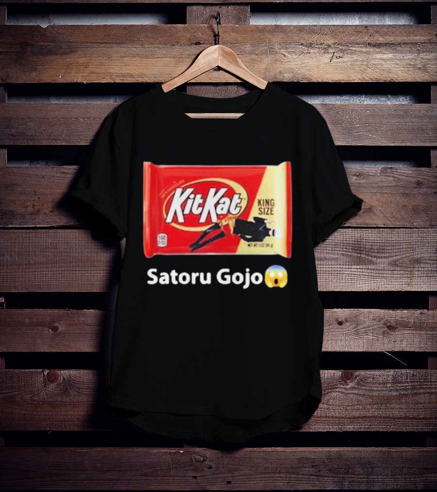 Satoru Gojo 😮 Kit Kat King Size T-Shirt