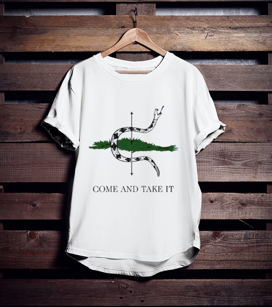 Lopp Come And Take It Snake With Arrow And Pine Tree T-Shirt