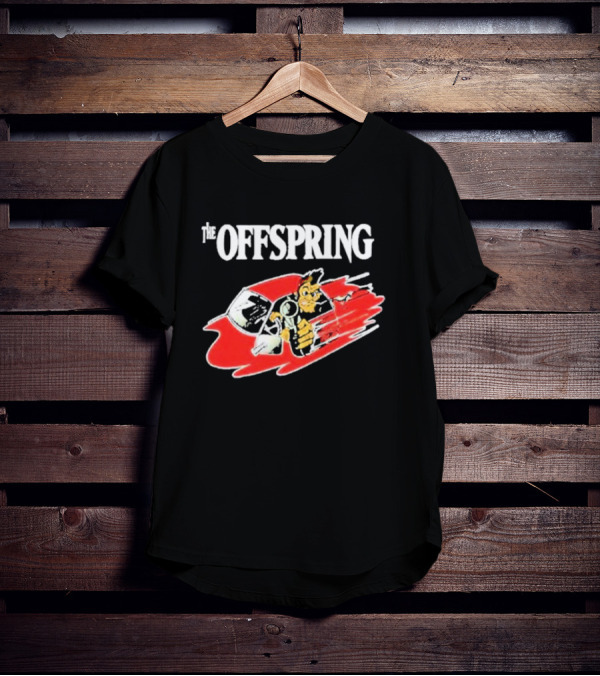 The Offspring Bad Habit Cartoon Skull And Monkey With Racing Helmet T-Shirt