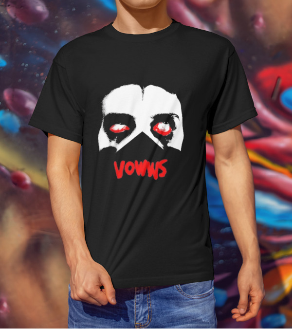 Vowws Hollow Face Red Eyes T-Shirt