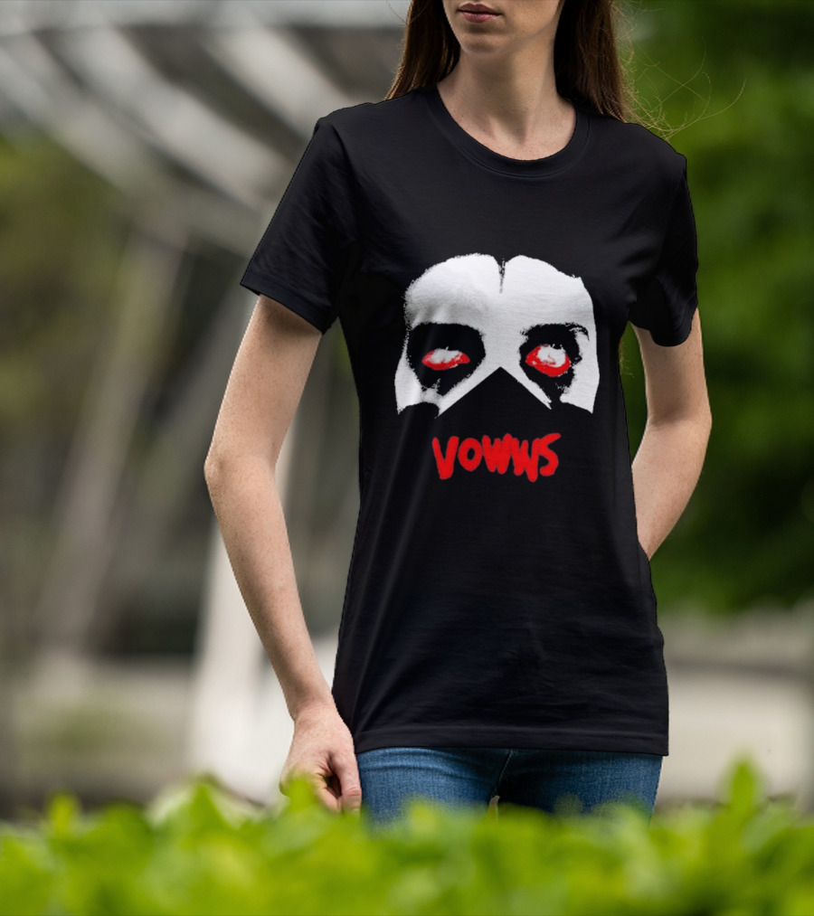 Vowws Hollow Face Red Eyes T-Shirt