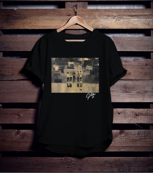 Choose Love Signature Abstract Painting With Group T-Shirt