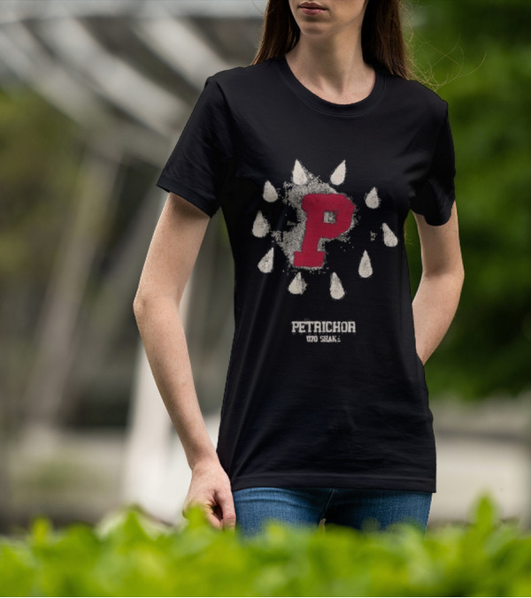 Petrichor 070 Shake Red P Rain Droplets T-Shirt