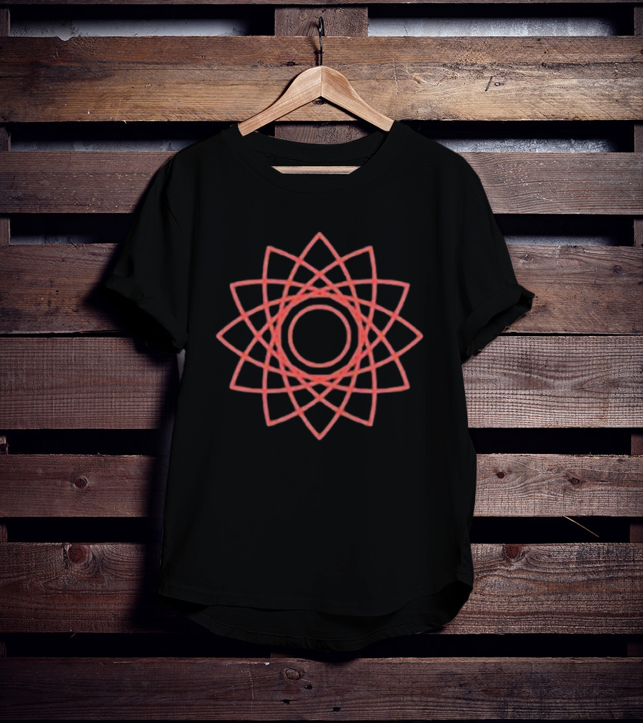 Silverstein Skin And Bones Geometric Flower T-Shirt