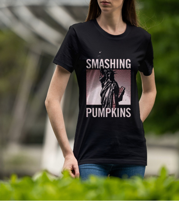 Smashing Pumpkins Zeitgeist Statue Of Liberty T-Shirt