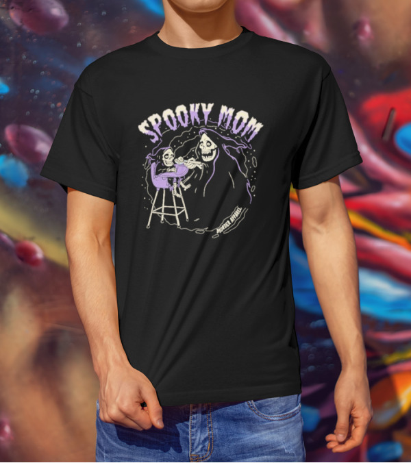 Spooky Mom Murder Apparel Skeletons T-Shirt