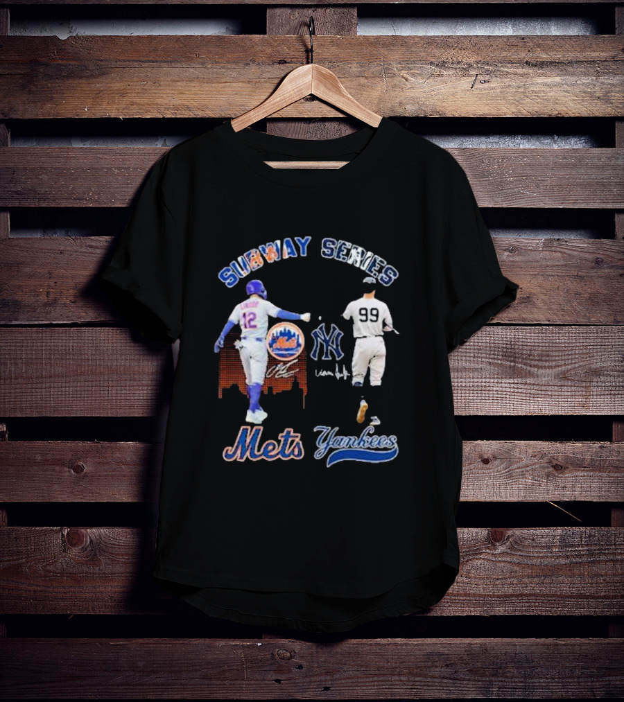Subway Series Mets Yankees Lindor Judge T-Shirt