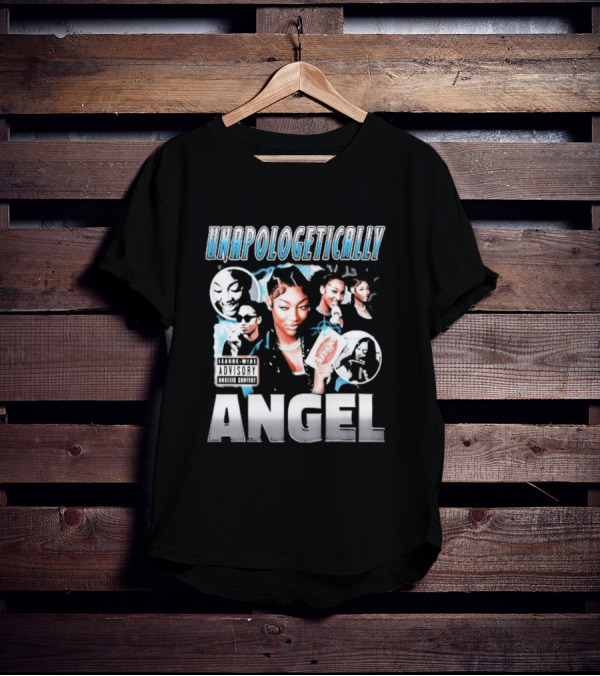 Unapologetically Angel Parental Advisory Explicit Content T-Shirt