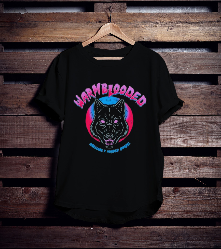 Warm Blooded Shallonxo X Murder Apparel Wolf T-Shirt