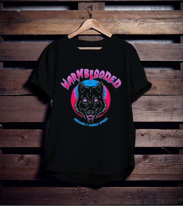 Warm Blooded Shallonxo X Murder Apparel Wolf T-Shirt