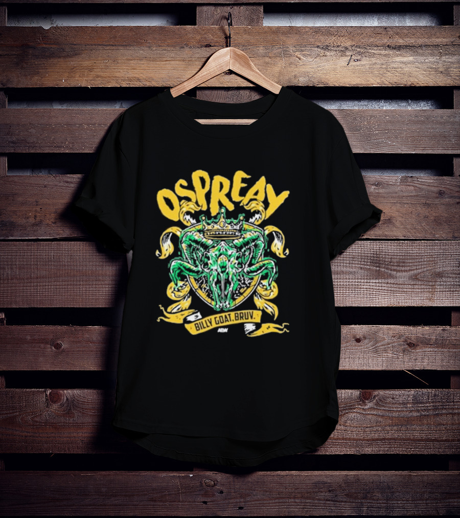 Ospreay Billy Goat, Bruv ADW Crowned Skull T-Shirt