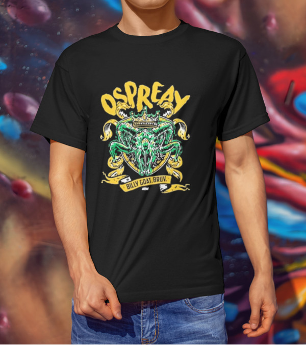Ospreay Billy Goat, Bruv ADW Crowned Skull T-Shirt