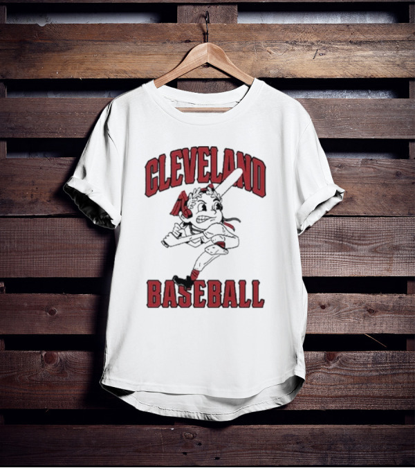 Cleveland Baseball Retro Chief Wahoo Character T-Shirt