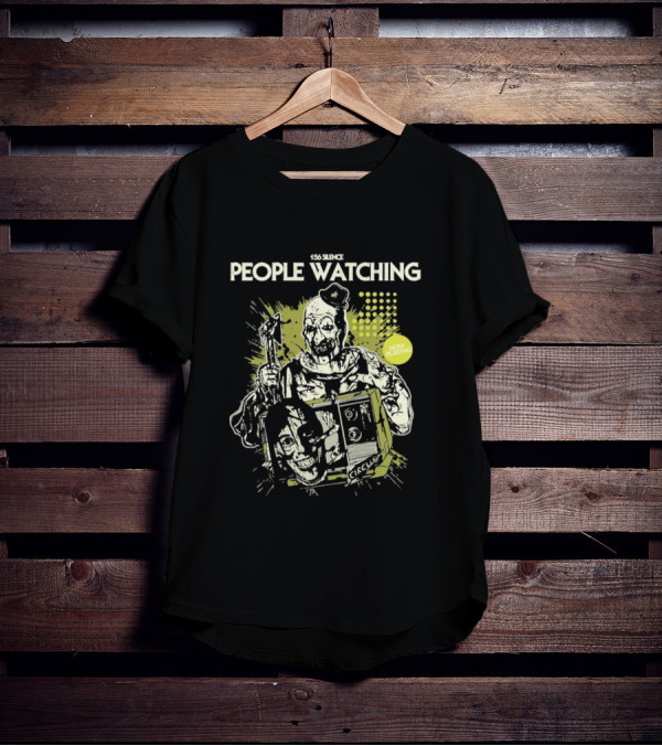156 Silence People Watching Now Playing Circus T-Shirt