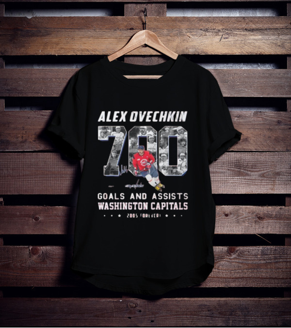 Alex Ovechkin 700 Goals And Assists Washington Capitals 2005 Forever T-Shirt