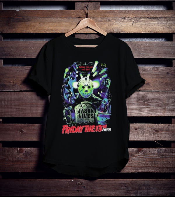 Friday The 13th Part VI Jason Lives Retro Horror T-Shirt