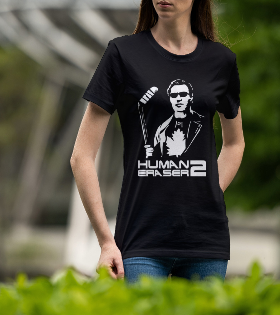 Human Eraser 2 Luke Schenn On 1000 NHL Games Hockey Maple Leaf Leather Jacket T-Shirt