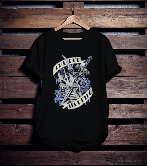 World Of Warcraft Sword And Roses The One True King T-Shirt