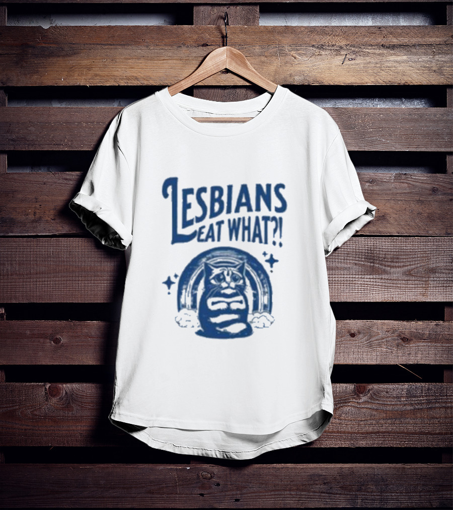 Cat With Lesbians Eat What? T-Shirt