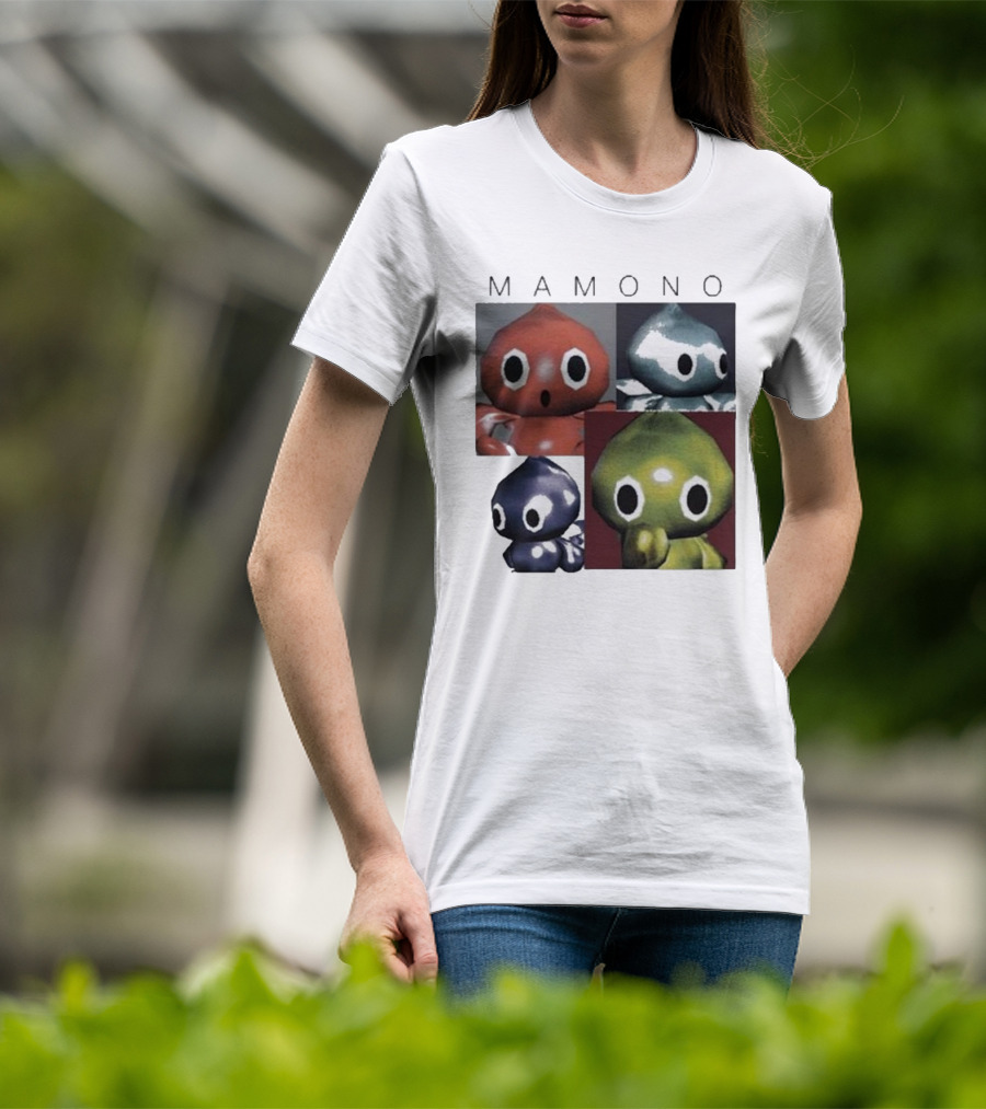 Mamono Ss24 Cute Colorful Creatures Quartet Chowlf T-Shirt