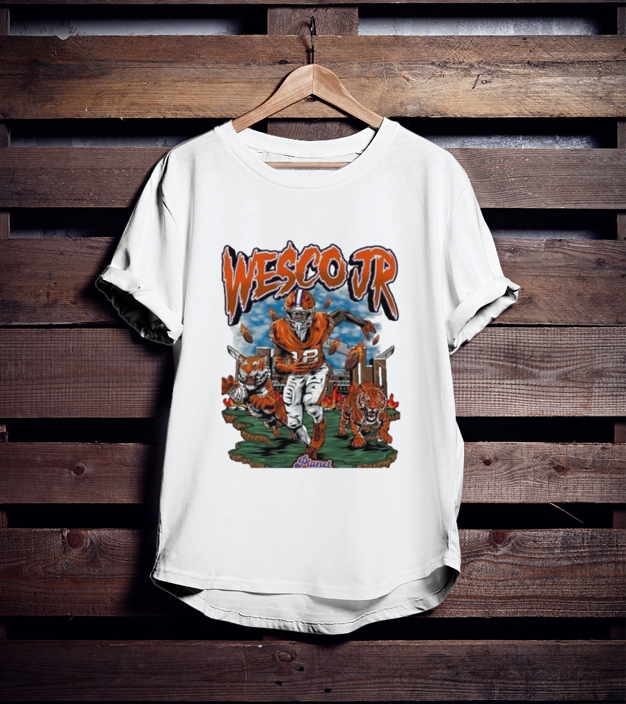 Planet Euphoria Wesco Jr. Football Tigers Stadium Scene T-Shirt