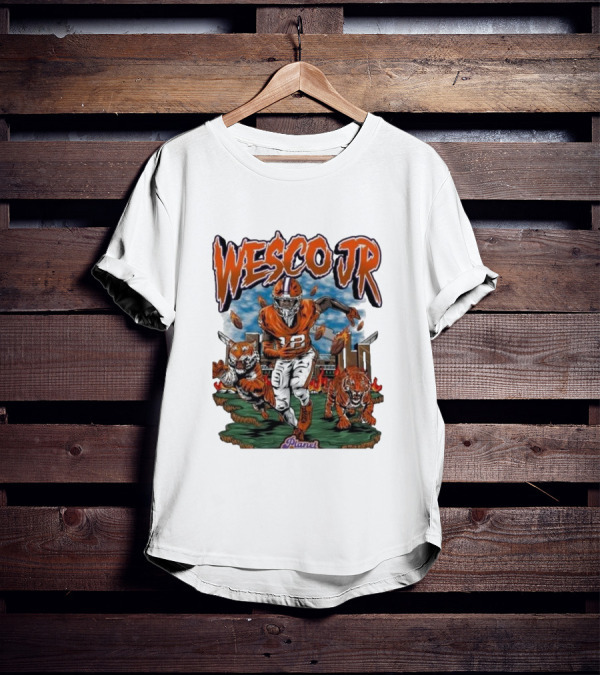 Planet Euphoria Wesco Jr. Football Tigers Stadium Scene T-Shirt